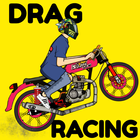 Drag Racing Bike Zeichen