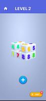 Cube Math 3D Affiche