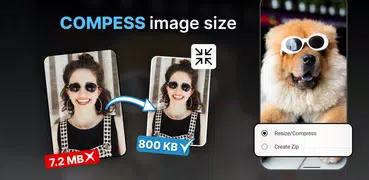 Compress Photo Size - MB to KB