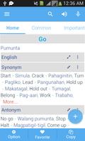 Filipino Dictionary captura de pantalla 2