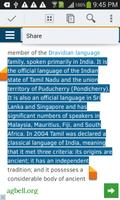 Tamil Dictionary captura de pantalla 3