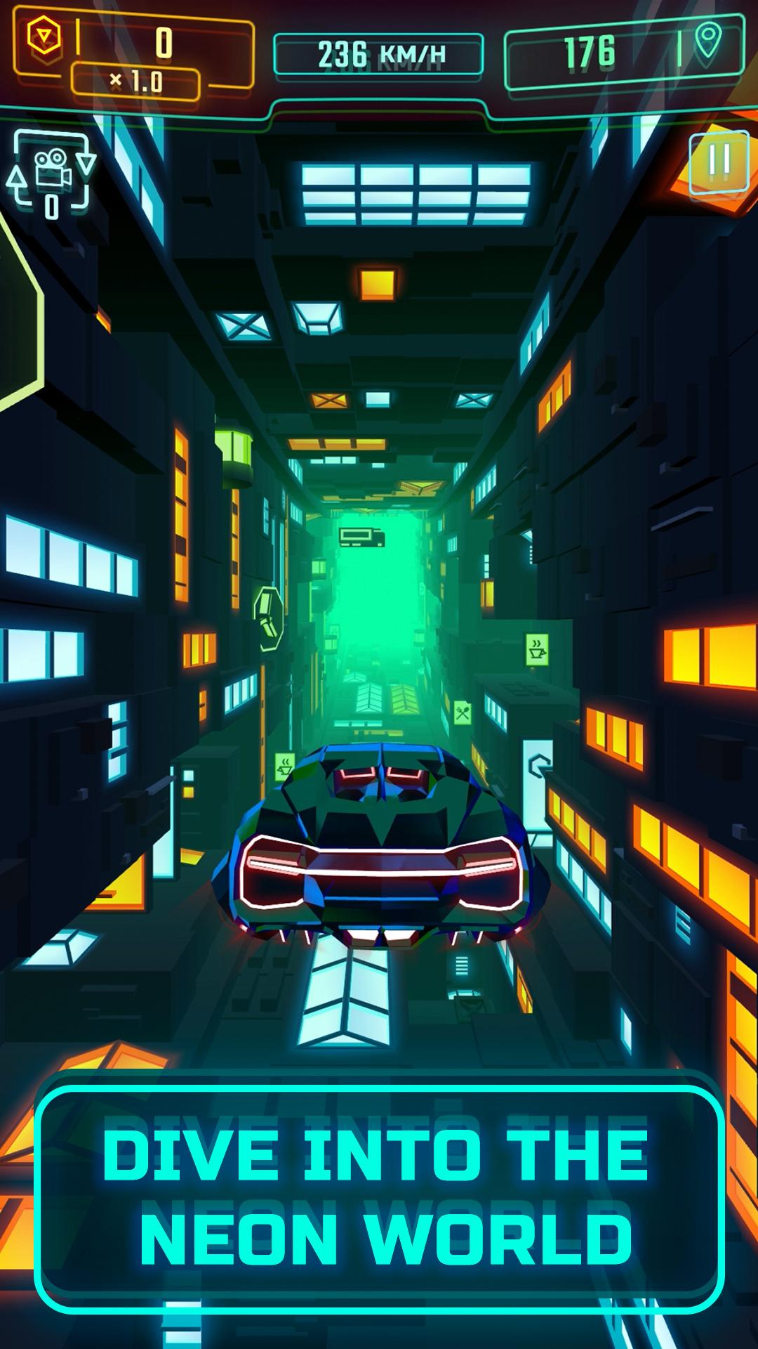 Neon flytron cyberpunk racer фото 11