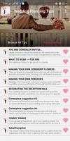 Wedding Planning Tips captura de pantalla 2