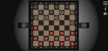 Checkers 2 Player Offline 3D Plakat