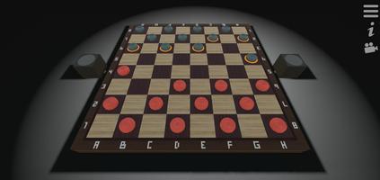 Checkers 2 Player Offline 3D capture d'écran 1