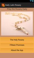 Daily Latin Rosary poster