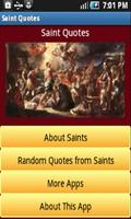 Saint Quotes poster