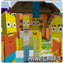 The Simpsons hid and run Mod For Minecraft PE APK