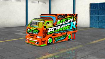 Mod Bussid Isuzu Traga captura de pantalla 1