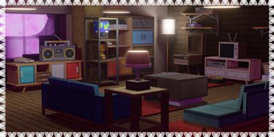 Retro Furniture mod map for MC poster
