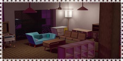 Retro Furniture mod map for MC screenshot 2