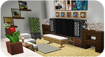 Deluxe Furniture Mod for MCPE Affiche