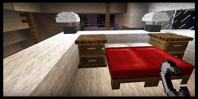 Addon Furniture Mod Pixel Map House Block captura de pantalla 3