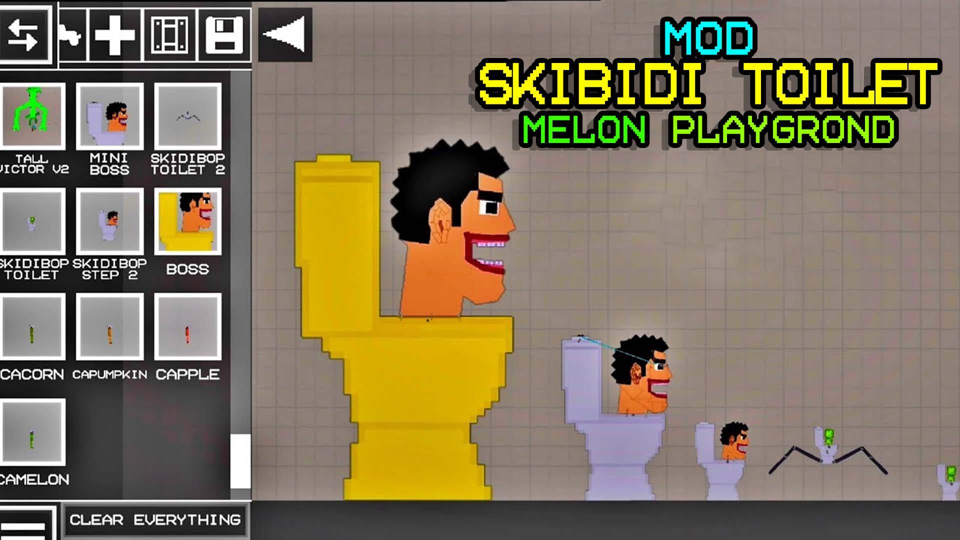 Мод melon playground skibidi toilets. Mod Melon Playground SKIBIDI Toilet. Мелон санбокс фото игры. Игрушка Мелон мод. Скибиди туалет в Мелон плейграунд.