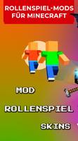 Rollenspiel-Mods für Minecraft Plakat