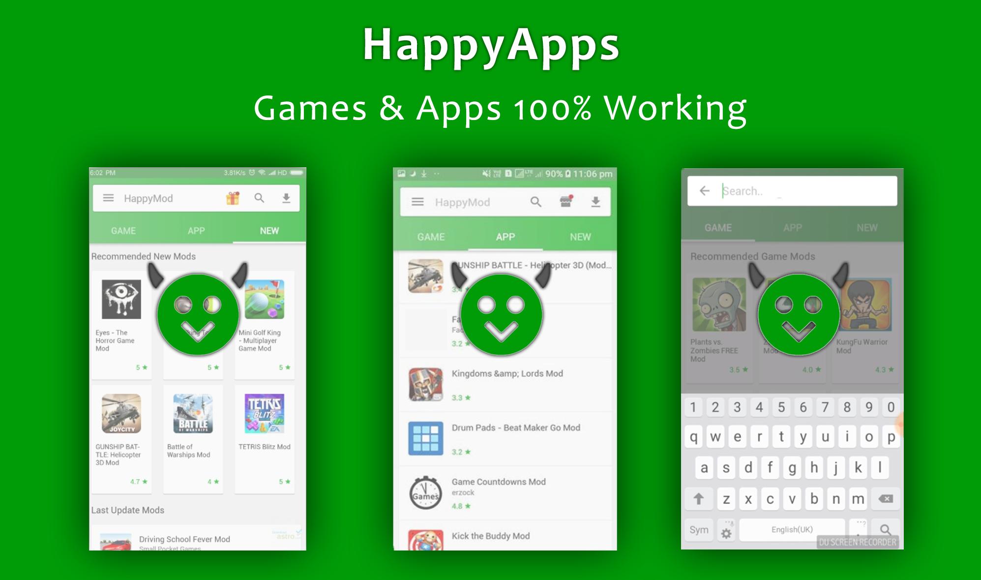 Mods apps games. Mod приложение. Happy отзывы о приложении.