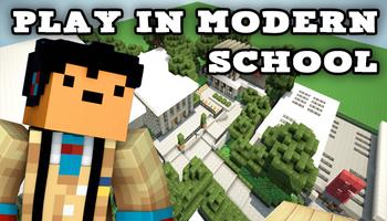 School map for Minecraft PE capture d'écran 1