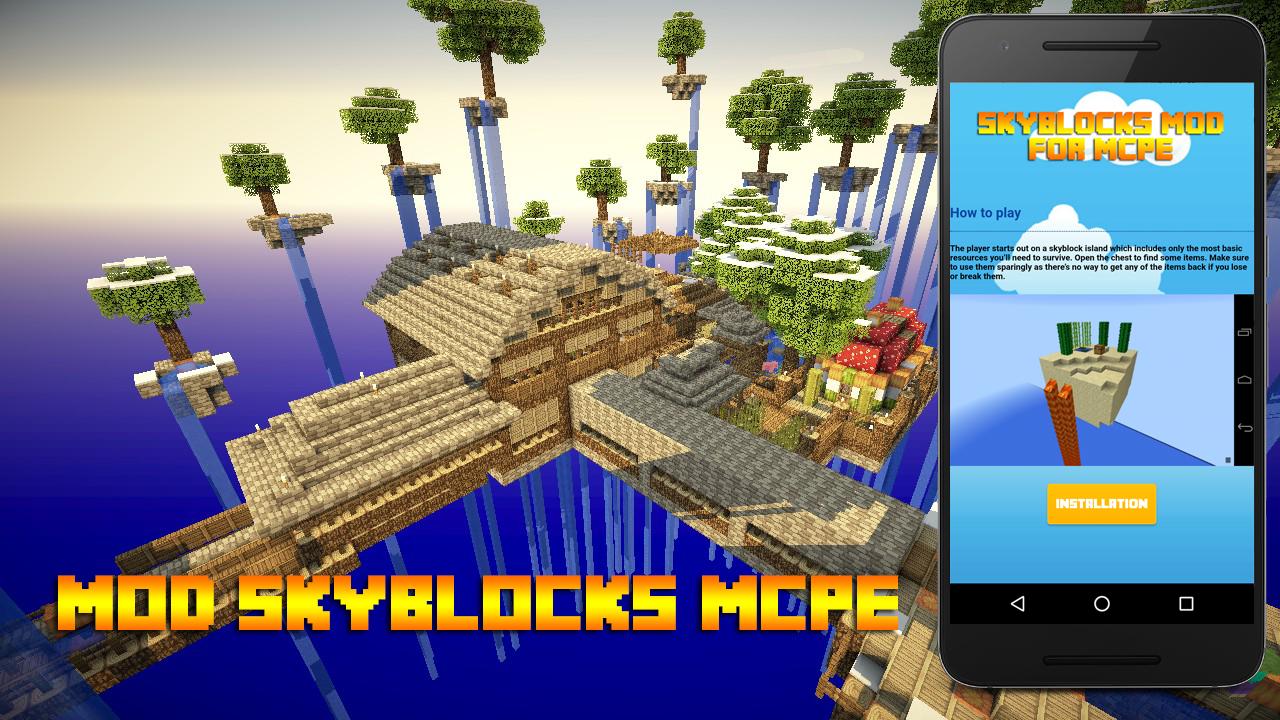 Mod Skyblock for MCPE fÃ¼r Android - APK herunterladen - 