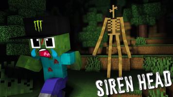 Siren Head Mod for Minecraft ảnh chụp màn hình 1