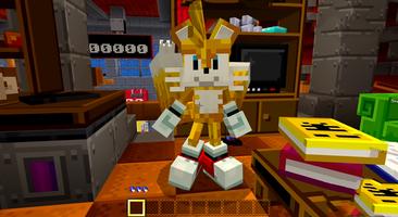 mod sonic for Minecraft PE Affiche