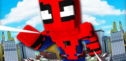 Spider Hero Man Mod Minecraft poster
