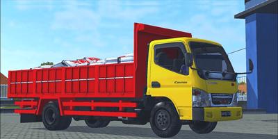 Mod Bussid Truk Losbak imagem de tela 1