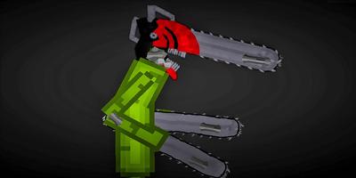 Mod Chainsaw Man For melon Cartaz