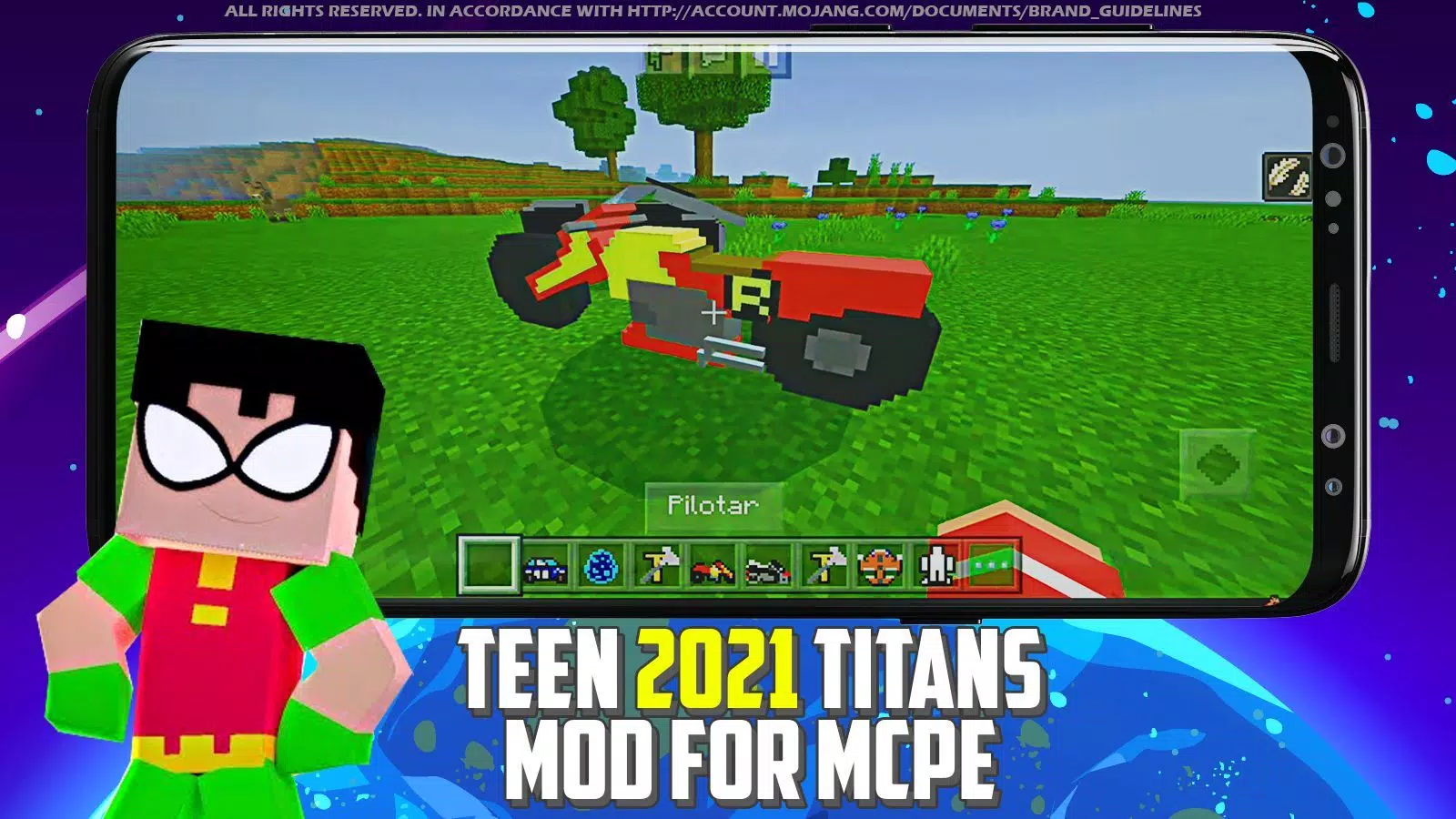 3D Skins Teen Titans For Mcpe APK for Android Download