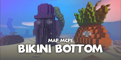 Bikini Bottom City Map for Minecraft poster