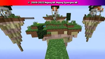 Skywars maps for minecraft poster