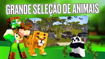 Animais Selvagens Mod Mincraft imagem de tela 1