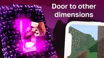 Mod portal for mcpe Plakat