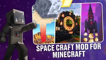 Space Rocket Mod for Minecraft poster