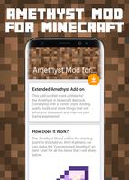 Amethyst Mod for Minecraft постер