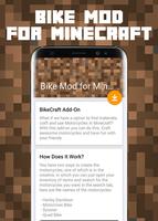 Bike Mod for Minecraft الملصق