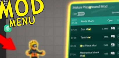برنامه‌نما melon playground mod menu عکس از صفحه