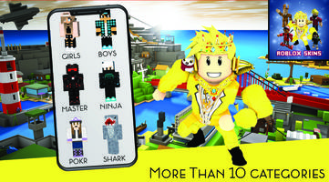 Skins For Roblox پوسٹر