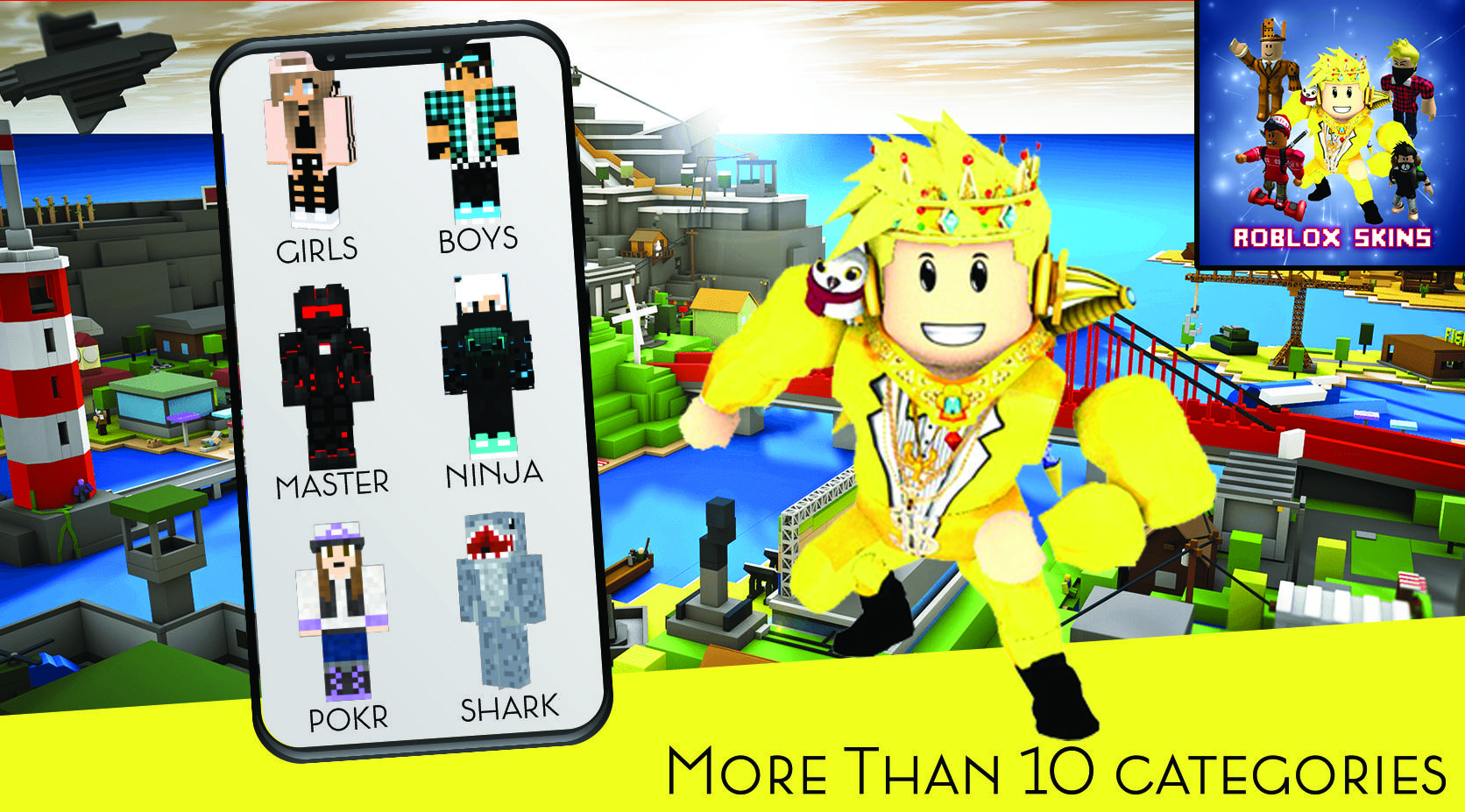 Skins For Roblox : Free Robux APK برای دانلود اندروید