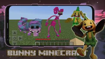 Mod Minecraft PE Bunzo Bunny captura de pantalla 1