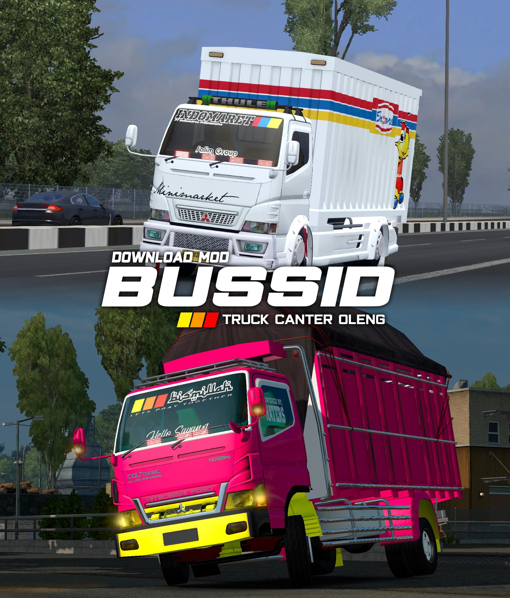 Download mod bussid truck full lampu