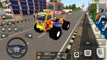 Mod Truck Simulator Indonesia captura de pantalla 1