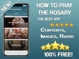 How to Pray the Rosary الملصق