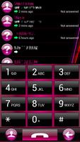 THEME FOR EXDIALER AERO PINK स्क्रीनशॉट 1