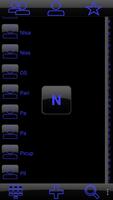 THEME BIG DARK BLUE EXDIALER screenshot 2