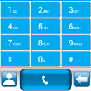 THEME BLUE GLASS FOR EXDIALER APK