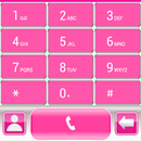 THEME PINK GLASS FOR EXDIALER APK