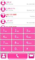 THEME PINK GLASS FOR EXDIALER পোস্টার