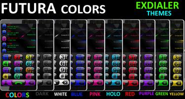 THEME FUTURA PINK EXDIALER screenshot 1