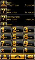 THEME BLACK GOLD FOR EXDIALER screenshot 1