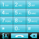 THEME GLASS BLUE FOR EXDIALER APK